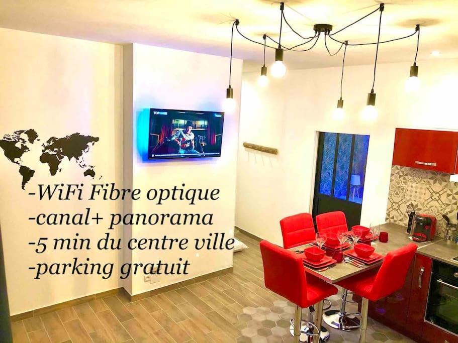 Le Led Room,Centre Ville Place De Parking Gratuite Sens Extérieur photo